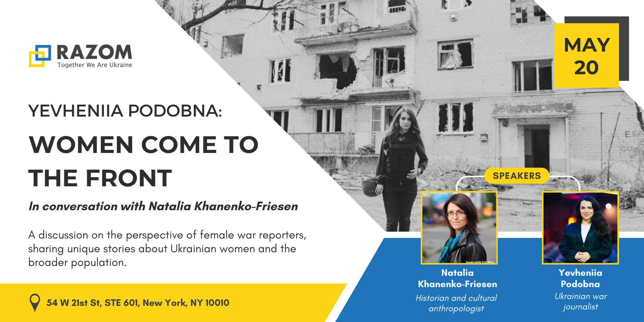 Yevheniia Podobna: Women Come to the Front